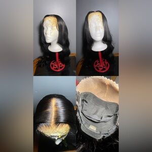 24 inch glueless body wave wig.